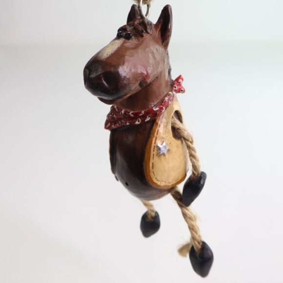 Bert Anderson Collection Horse Hanging Ornament Christmas Western Decor - Picture 3 of 5